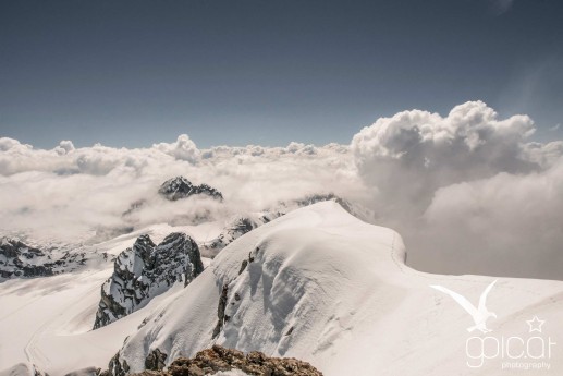 Beeindruckende Wolkenlandschaft rund um den Hunerkogel.