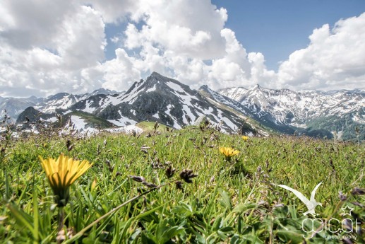 Es wird Frühling in den Schladminger Tauern - Blick zum Schiedeck